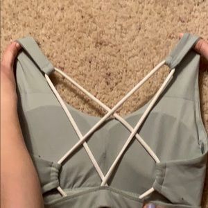 Olive green padded Astoria Activewear Sports Bra